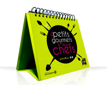 Couverture du livre Les petits gourmets font leurs chefs, école du Cercle digital, édition Tours